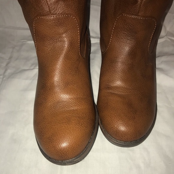 Bamboo over the knee flat boots fall winter - Picture 5 of 8